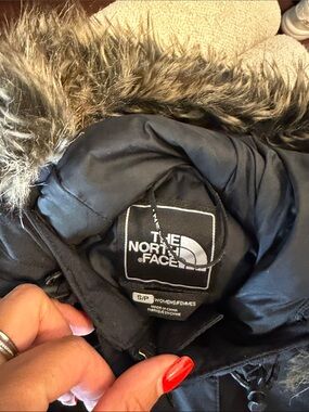 The North Face Black Jacket with Fur Hood